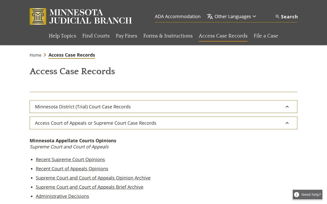 Cottonwood County court docket public terminal access