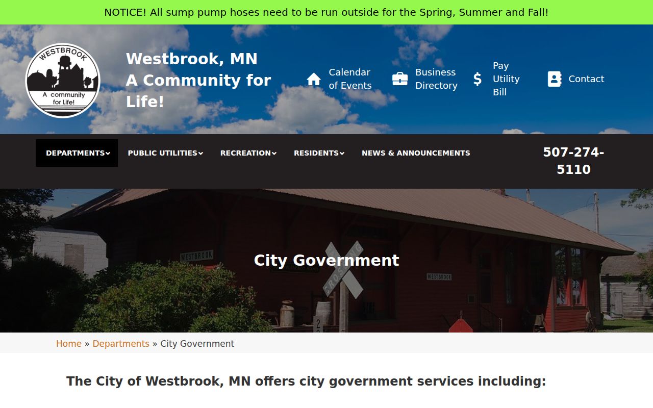 Westbrook court docket distinction between city government and court records